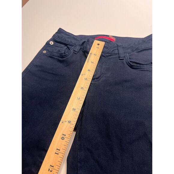 Alice + Olivia Dark Blue High Waist Flare Jeans Sz 0 - Picture 6 of 10